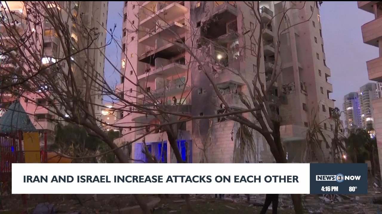 Iran and Israel increase attacks on each other - YouTube