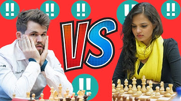 Brilliant chess game 25, Magnus Carlsen vs Tania Sachdev