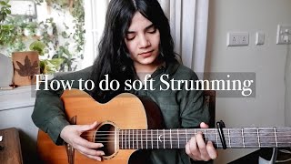 How To Do Soft Strumming With Thumb On Guitar - Guitar Lesson For Beginners