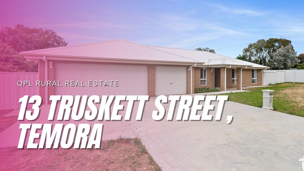13 Truskett Street, Temora QPL Rural Real Estate YouTube
