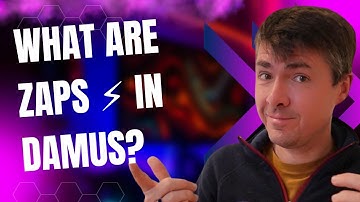 What are "zaps" in Nostr/Damus? ⚡️