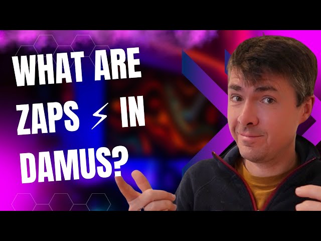 What are zaps in Nostr/Damus? ⚡️ class=