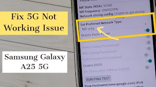 how to fix 5g not working on samsung galaxy a25 5g [fixed]