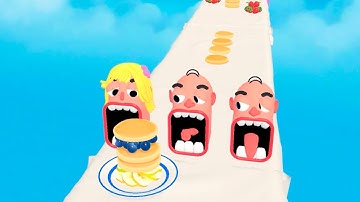 Pancake Run Gameplay Level 46-50 (Android, iOS)