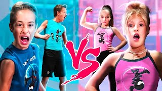 Desafio Esportivo: Irmãs vs Irmãos! 💥 Quem é mais forte? | Ninja Kidz em Portugues