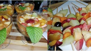 تحظير سلطة الفواكه و العسل سهلة منعشة و رائعة/ Salade de fruits