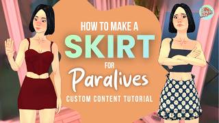 Paralives Custom Content Tutorial | How to Make a Skirt for Paralives | Paralives & Blender Tutorial