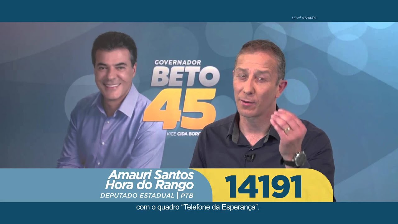 Amauri Santos Hora do Rango 14191 - PTB 