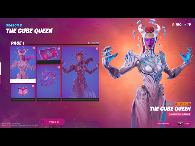 Fortnite All The Cube Queen Challenges & Rewards! (How to Unlock Cube Queen Secret Skin & More) class=