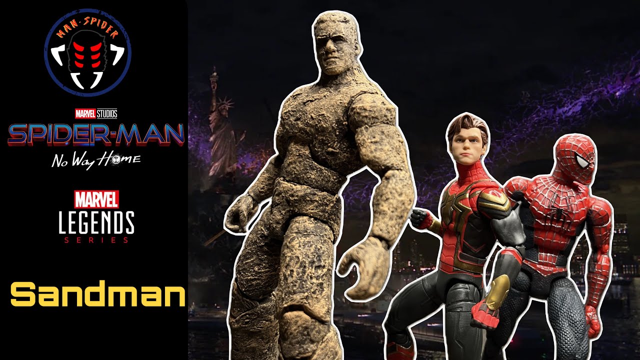 CUSTOM - Sandman | Spider-Man: No Way Home | Marvel Legends - YouTube
