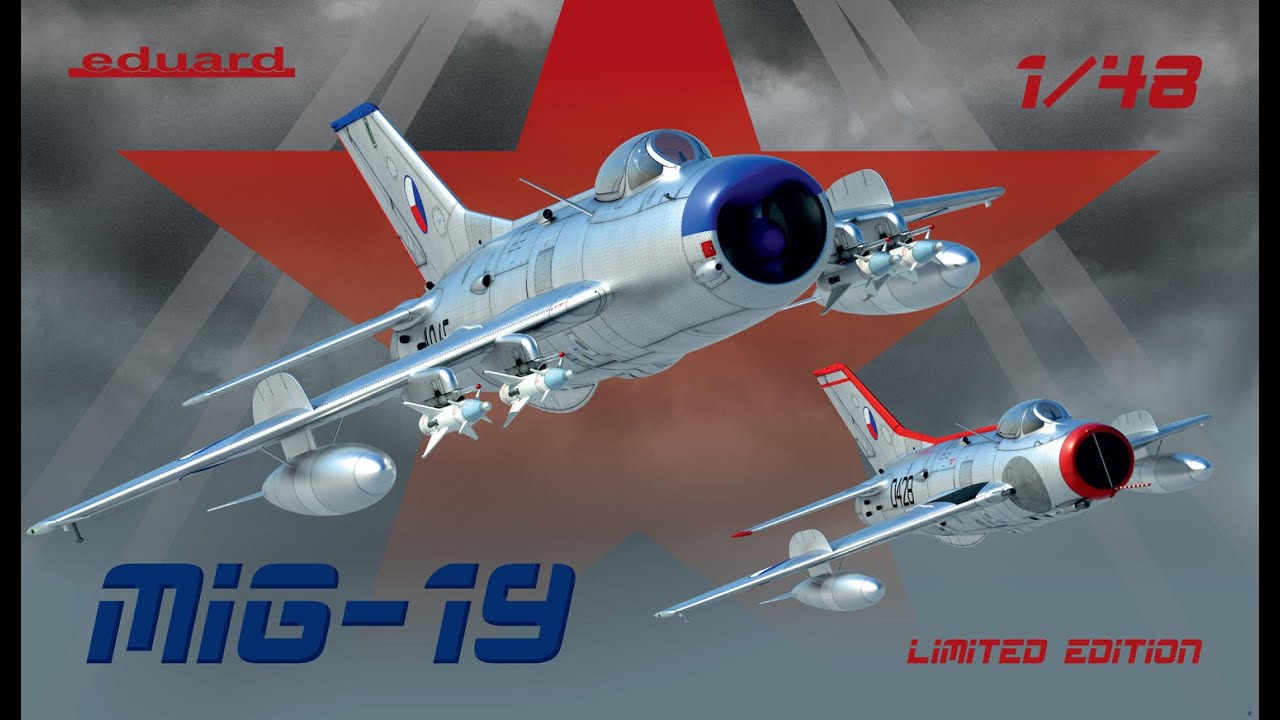 Eduard 1/48 Mikoyan MiG-19 Limited edition kit of Soviet Cold War