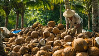 How Jewish People Turn Giant Coconuts into Oil &amp; Sugar - A Closed-Loop Process of Smart Agriculture