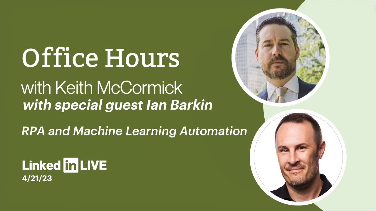 RPA and Machine Learning Automation with Ian Barkin