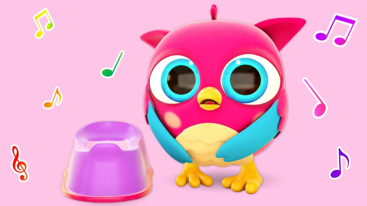 Peck Peck the woodpecker and a fun potty song for children.