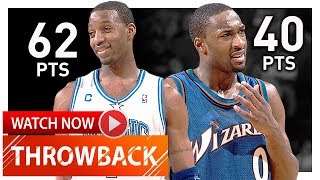Tracy McGrady vs Gilbert Arenas EPIC Duel Highlights (2004.03.10) Magic vs Wizards - 102 Pts Total!