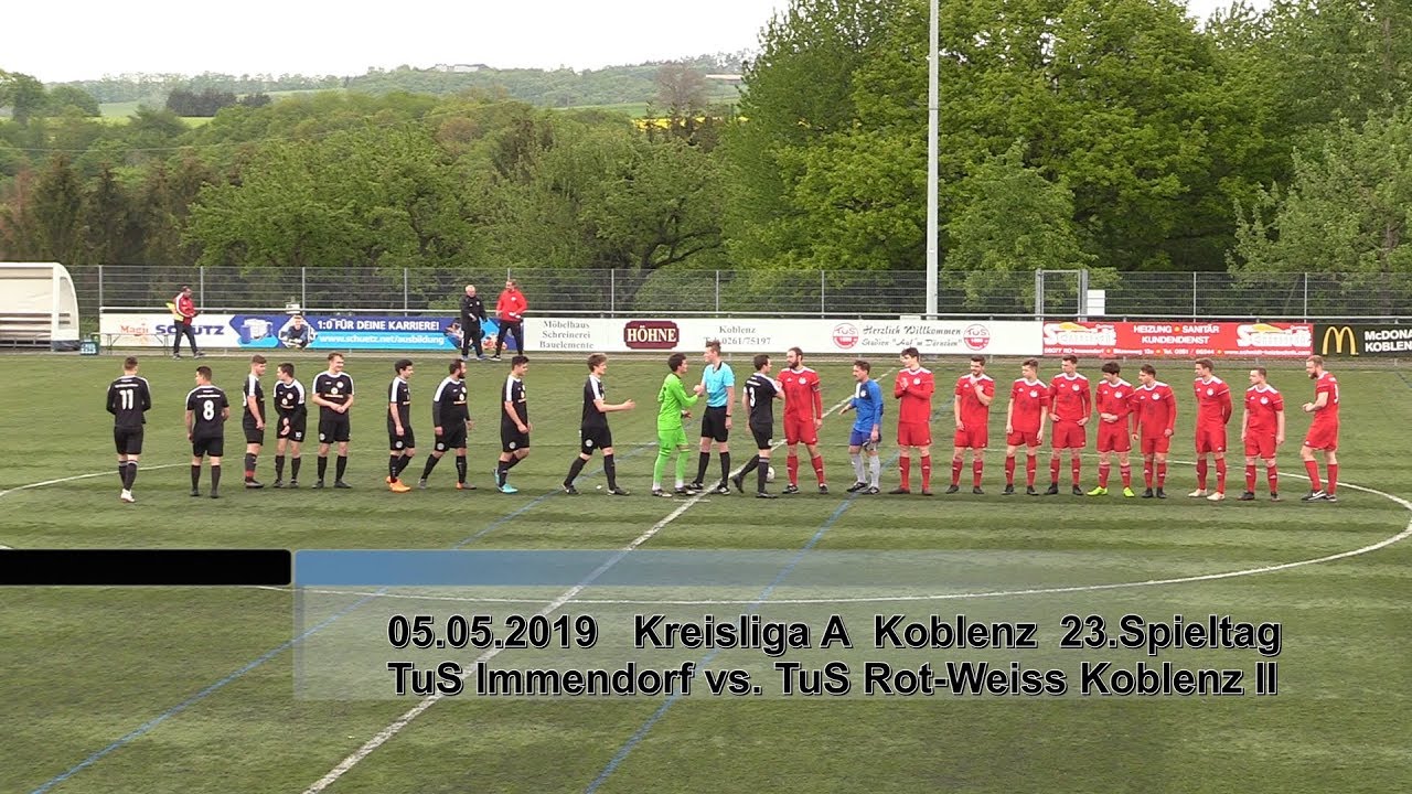 TuS Immendorf vs. TuS Rot-Weiss Koblenz II