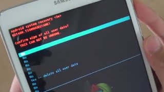 Samsung Galaxy Tab 4: How to Master Reset Using Hardware Keys