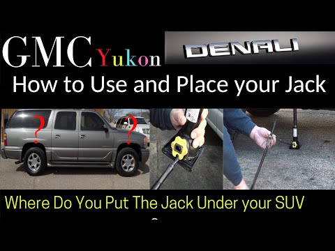 GMC Yukon Denali XL  "How to Use and Place your Tire Jack under your SUV " DIY | Prt. 3