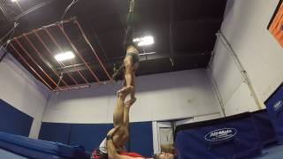 Heidi Blais handstand on feet