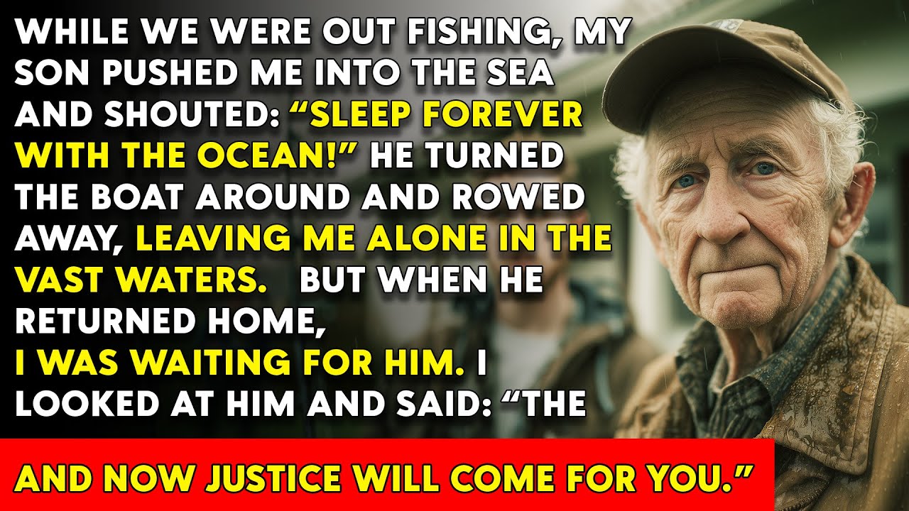 While Fishing, My Son PUSHED ME Into The Sea & Said: ‘Rest Beneath The Ocean.’ When I Returned, He…