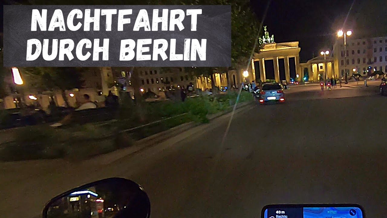 Harley Davidson Nachtvlog durch BERLIN | Motovlog #30