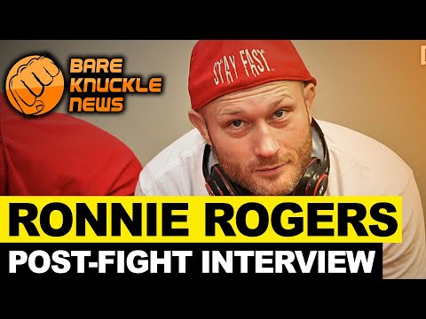 Ronnie Rogers Post Fight Interview by bare knuckle news host Susan Cingari ~ BKFC 17