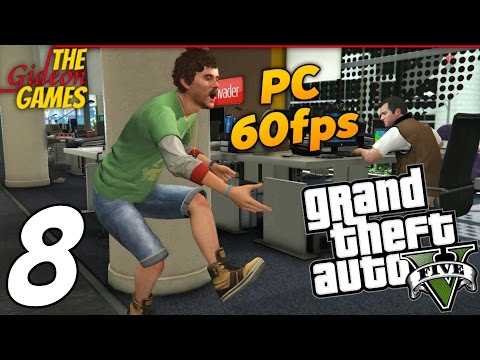 Видео: Прохождение GTA 5 с Русской озвучкой (Grand Theft Auto V)[PС|60fps] - Часть 8 (Социальная сеть)