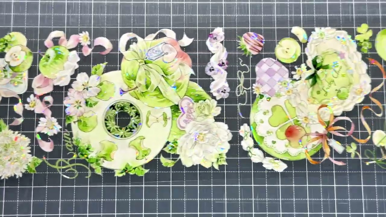 studio6】青華菓-PET貝殻光 - 沼のオアシス 海外マステのカット販売店