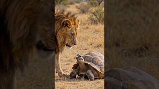 Lion Vs Turtle Gone Wrong