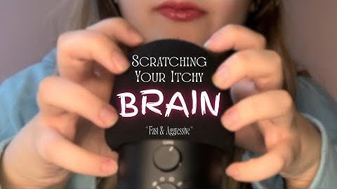 ASMR Fast & Aggressive Scratching Your Itchy BRAIN |Requested|