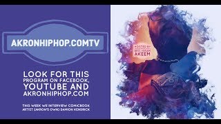 AkronHipHopTv featuring comicbook artists Damion Kendrick