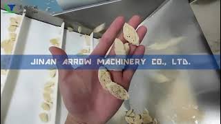 Extrusion Corn Puff Bread Pan Crouton Making Machine Plants Running Well at customer factory