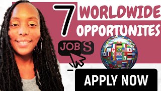 Work from Home Worldwide with 7 Companies Hiring Now