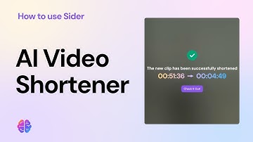 9-3 Tools: AI Video Shortener - Sider