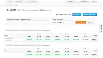 ClearTax GST Product Walkthrough | Filing Dashboard