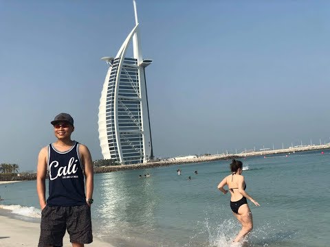 Burj Al Arab Beach in Dubai, UAE