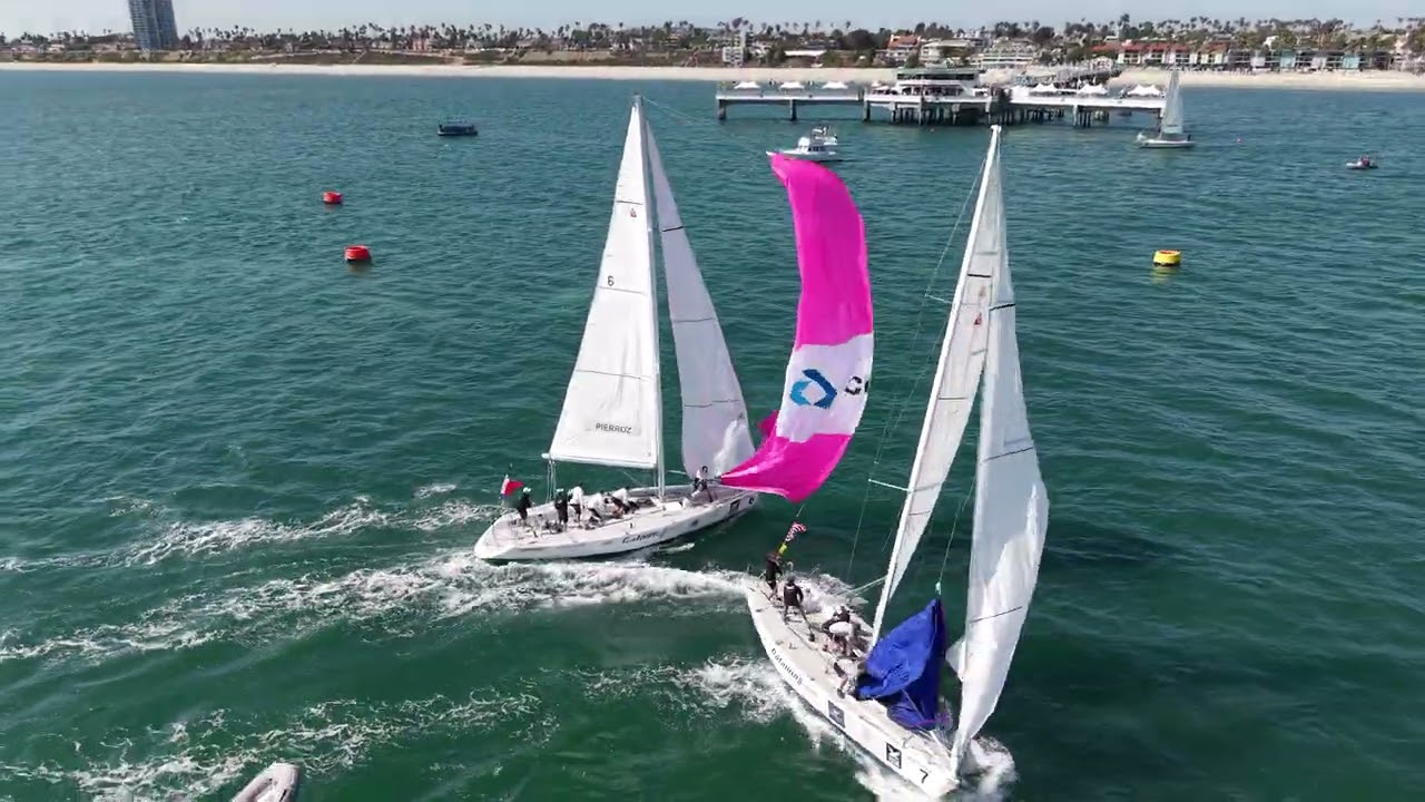 ⁣2026 Congressional Cup   F6M2   Pierroz v Prendergast leeward gate