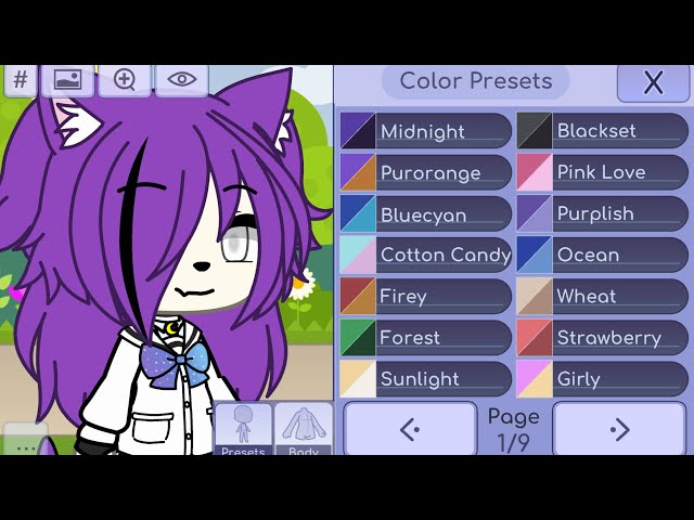 one of my first gacha life ocs that wasnt just changing color of the  character I stole from presets :P