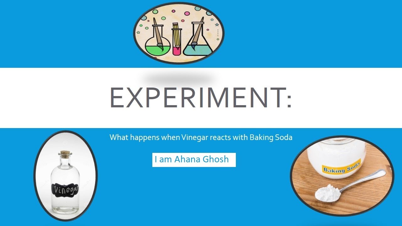 What happens when Vinegar reacts with baking soda YouTube