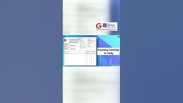 Print Packing List/Slip in Tally