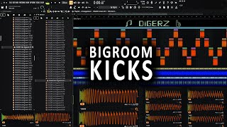 100 Bigroom Kicks💣Sampe-pack! Tonal high quality EDM kicks👌(FREE Trial) one-shot uniq samples