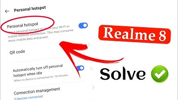 Realme 8: How to Fix Hotspot Problem | Realme 8 Personal Hotspot Not Working