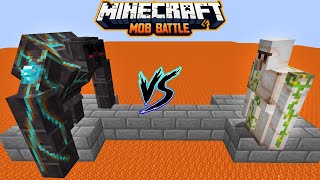 Mutant Netherite Golem vs All Golems in Minecraft Battle - Iron Golem - Diamond golem