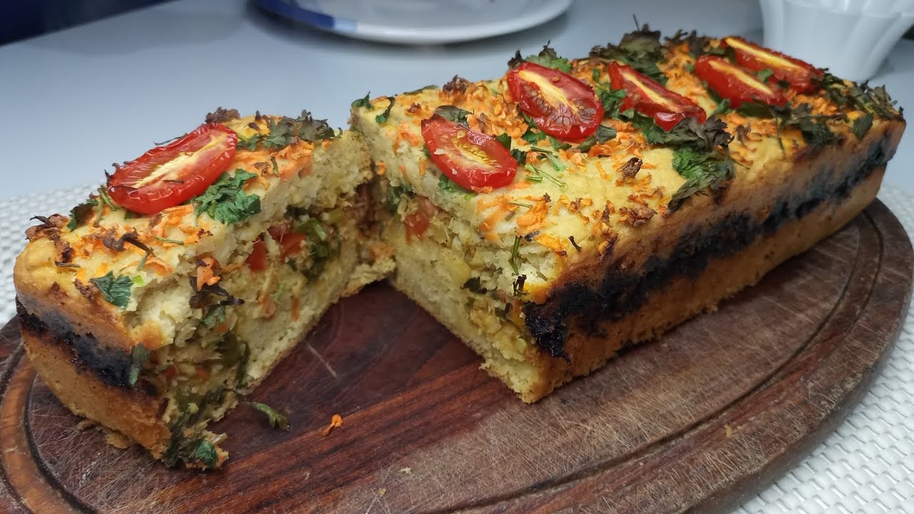 TORTA DE GRÃO DE BICO, POUCOS CARBOIDRATOS, FIT! FEITO COM GRÃO DE BICO NATURAL