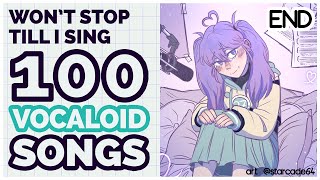 Stream Won't End Until I Sing 100 Vocaloid Songs!! ~Part 2/2~【Rachie】