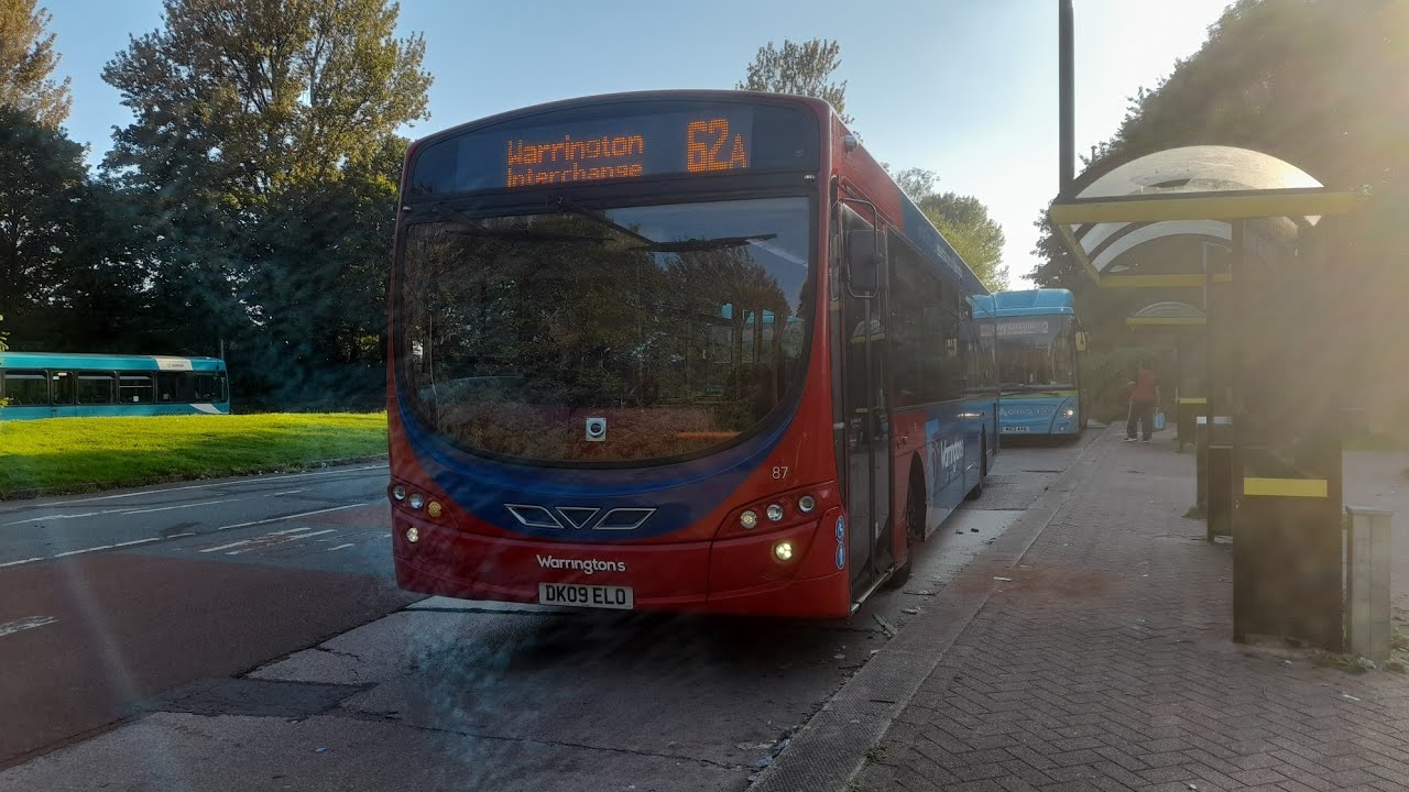 Warrington's Own Buses Volvo B7RLE Wright Eclipse 2 87 (DK09 ELO): Route 62