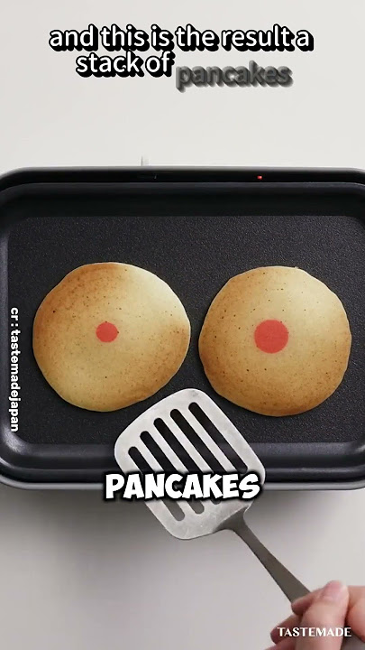 A Stack of Pancakes Forms Something#shorts