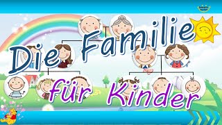 German Lesson The Family Die Familie Test Deutsch Lernen Übungen Für Kinder