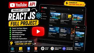 YouTube API Project Using React JS 🔥 | Fetch Videos with YouTube API