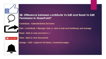 SharePoint Interview Questions and Answers - Part 2